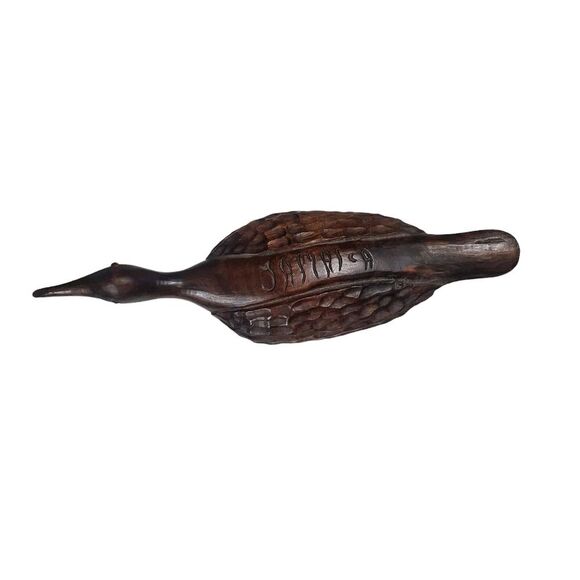 Jamaica Birds Hand Carved Wood Figurine‎ Birds On Tree Vintage Novelty Souvenir - Picture 5 of 11